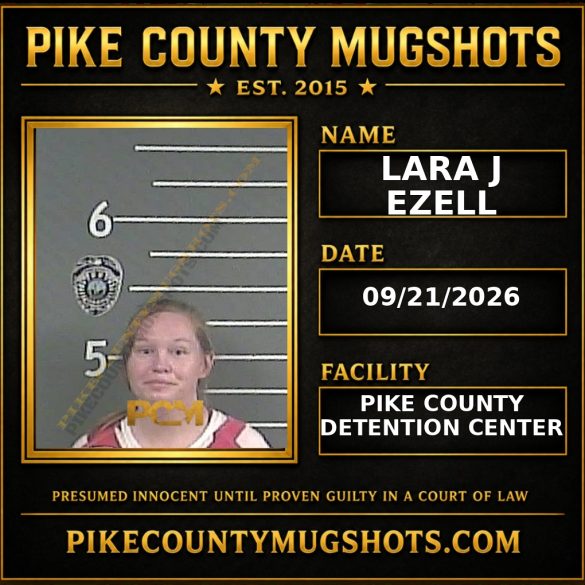 LARA J EZELL Pike County Kentucky arrest booking