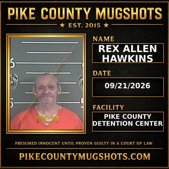 REX ALLEN HAWKINS Pike County Kentucky arrest booking