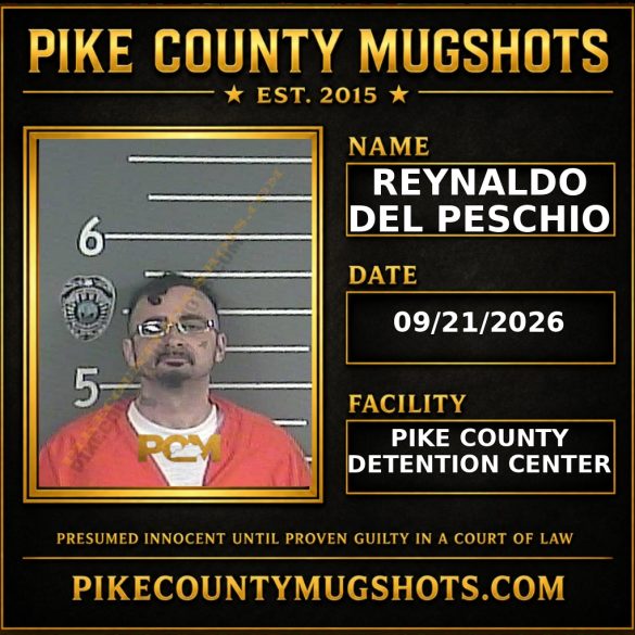 REYNALDO DEL PESCHIO Pike County Kentucky arrest booking