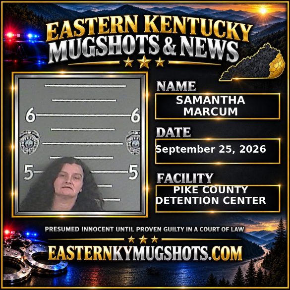SAMANTHA MARCUM Pike County Kentucky arrest booking