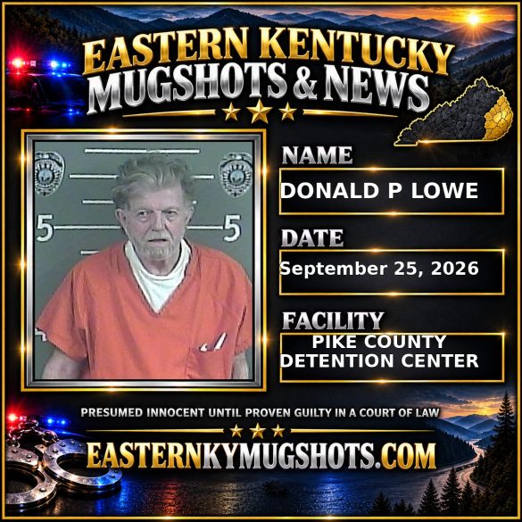 DONALD P LOWE Pike County Kentucky arrest booking