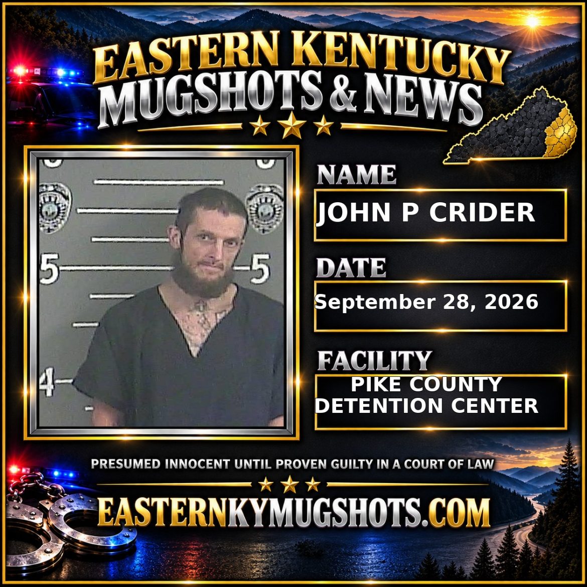 JOHN P CRIDER Pike County Kentucky arrest booking