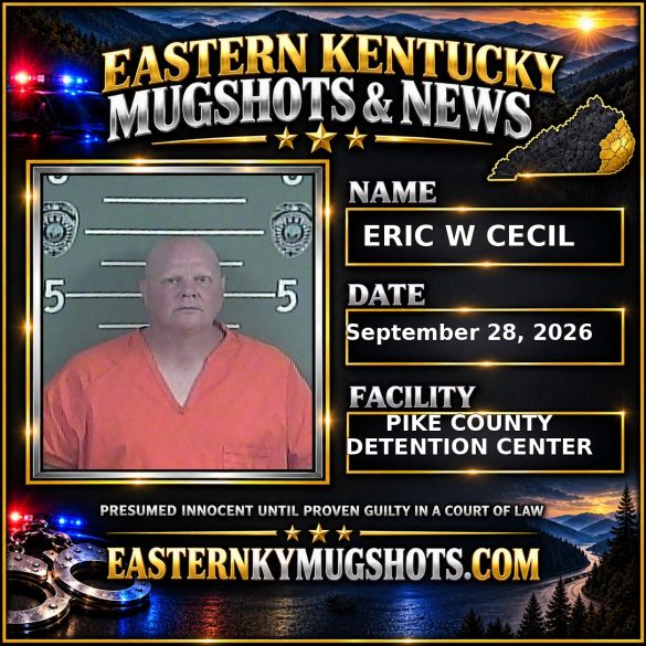 ERIC W CECIL Pike County Kentucky arrest booking