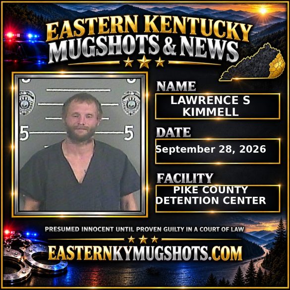 LAWRENCE S KIMMELL Pike County Kentucky arrest booking