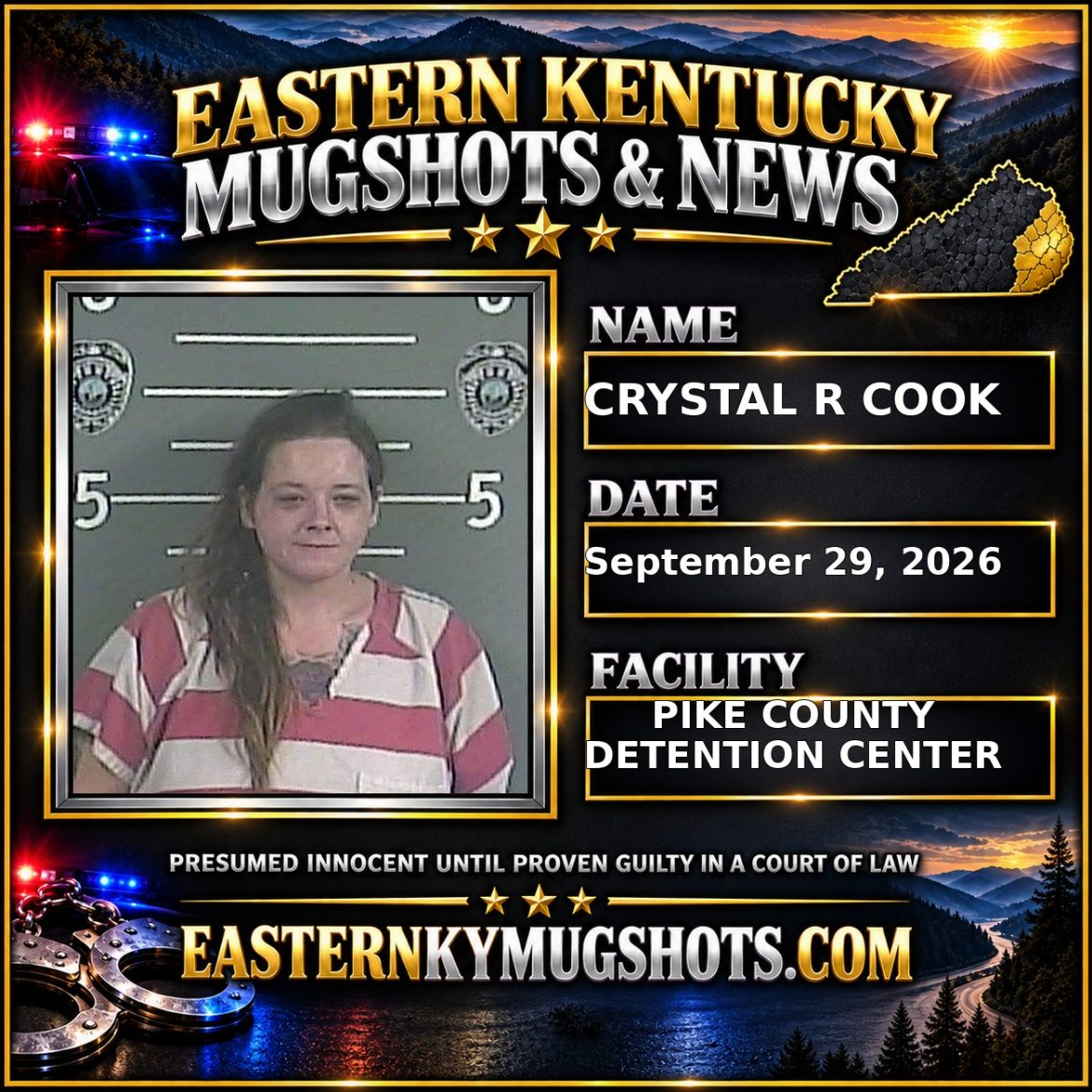 CRYSTAL R COOK Pike County Kentucky arrest booking