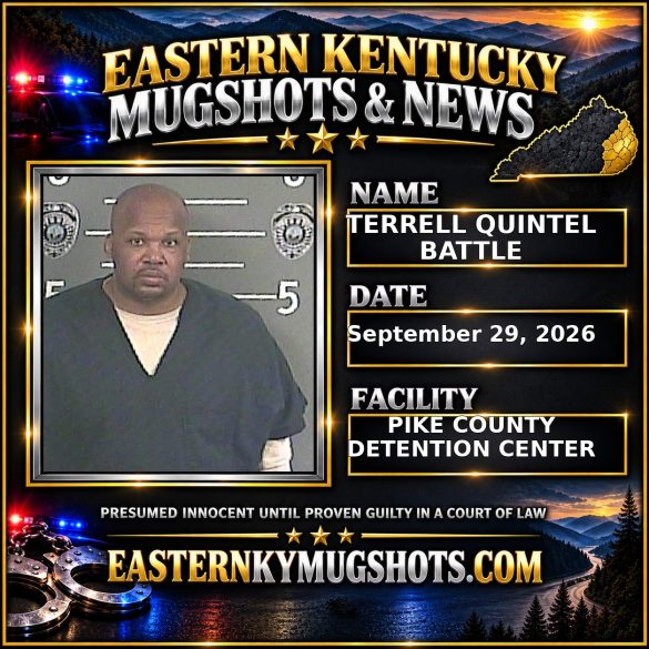 TERRELL QUINTEL BATTLE Pike County Kentucky arrest booking
