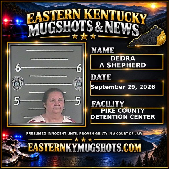 DEDRA A SHEPHERD Pike County Kentucky arrest booking