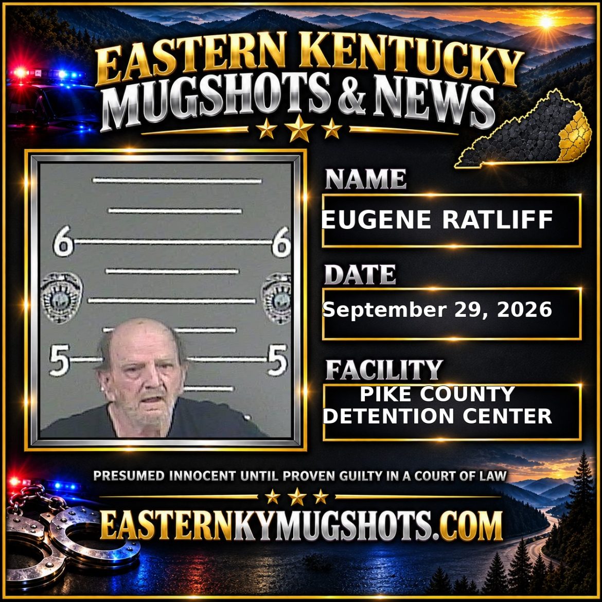 EUGENE RATLIFF Pike County Kentucky arrest booking