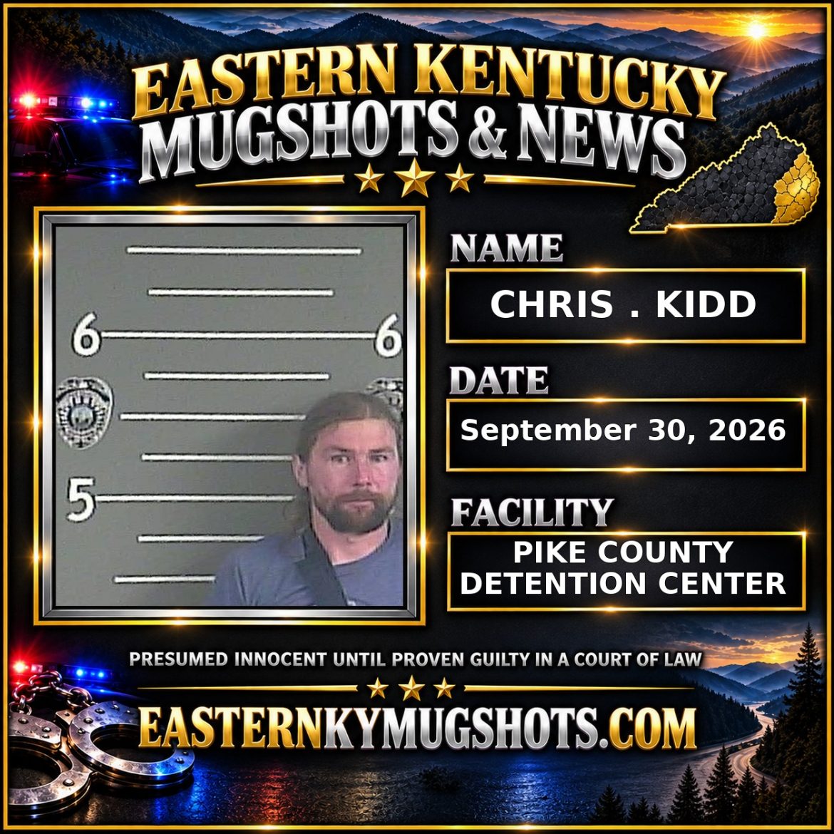CHRIS . KIDD Pike County Kentucky arrest booking