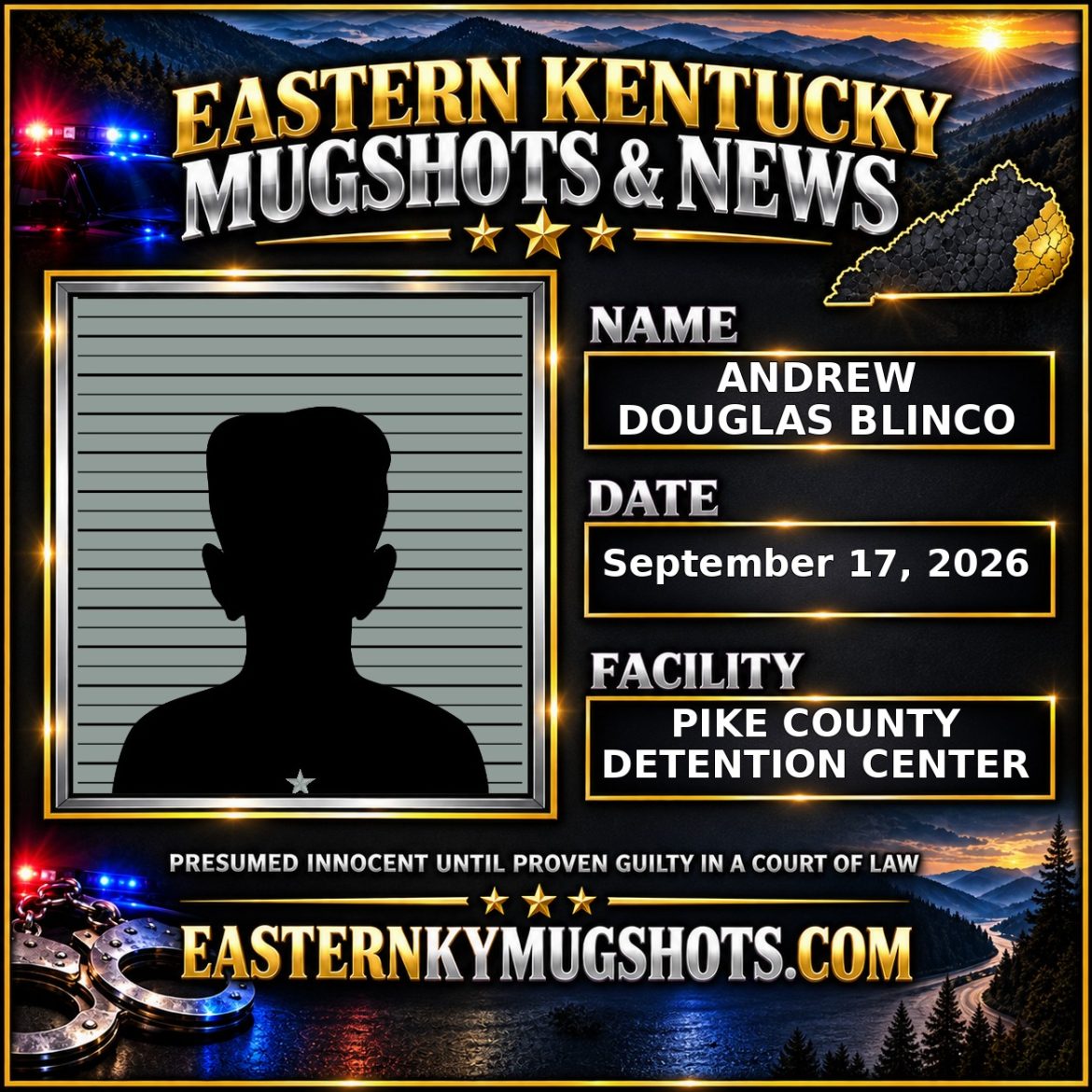 ANDREW DOUGLAS BLINCO Pike County Kentucky arrest booking