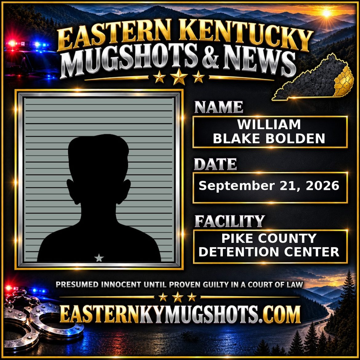 WILLIAM BLAKE BOLDEN Pike County Kentucky arrest booking