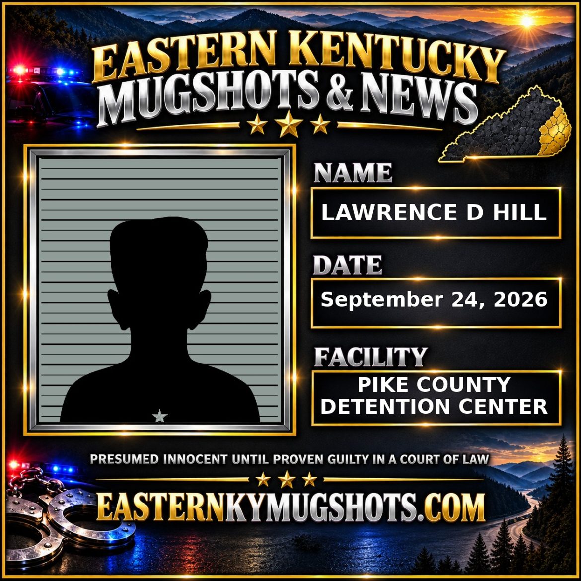 LAWRENCE D HILL Pike County Kentucky arrest booking