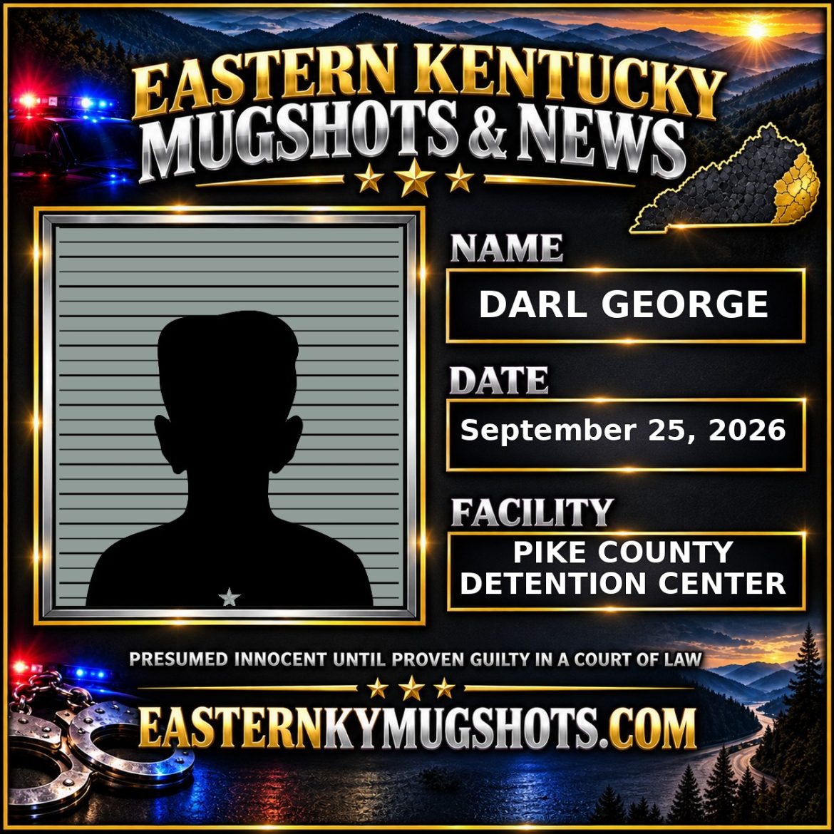 DARL GEORGE Pike County Kentucky arrest booking