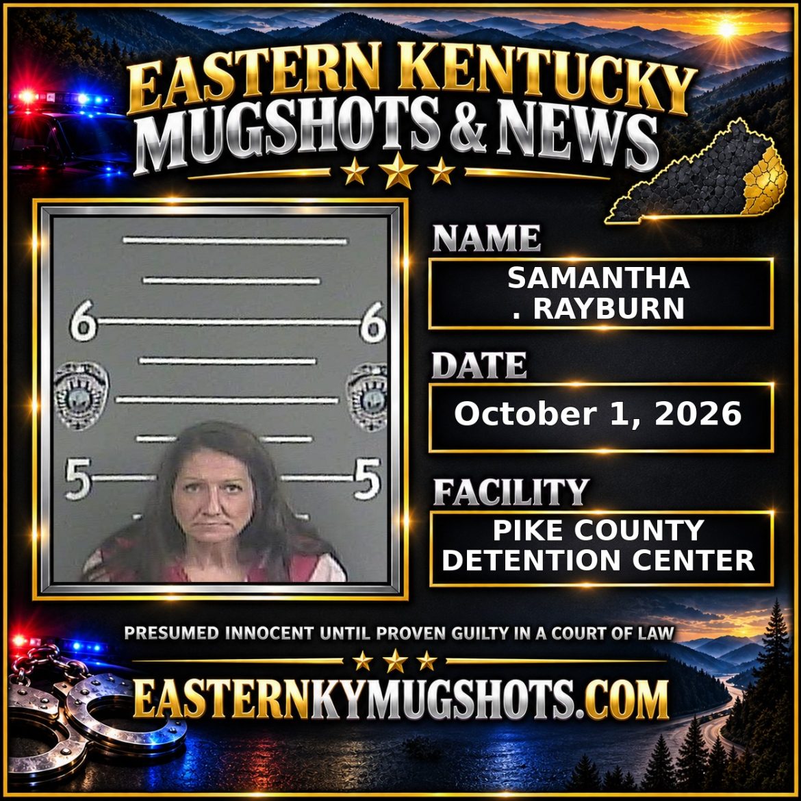 SAMANTHA . RAYBURN Pike County Kentucky arrest booking