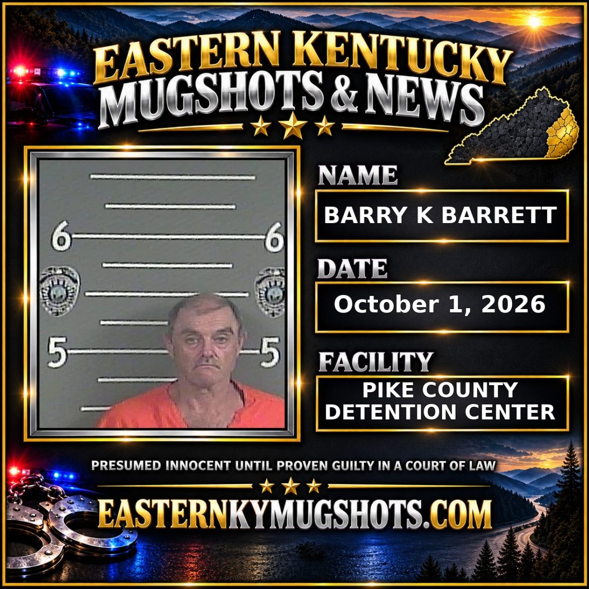 BARRY K BARRETT Pike County Kentucky arrest booking