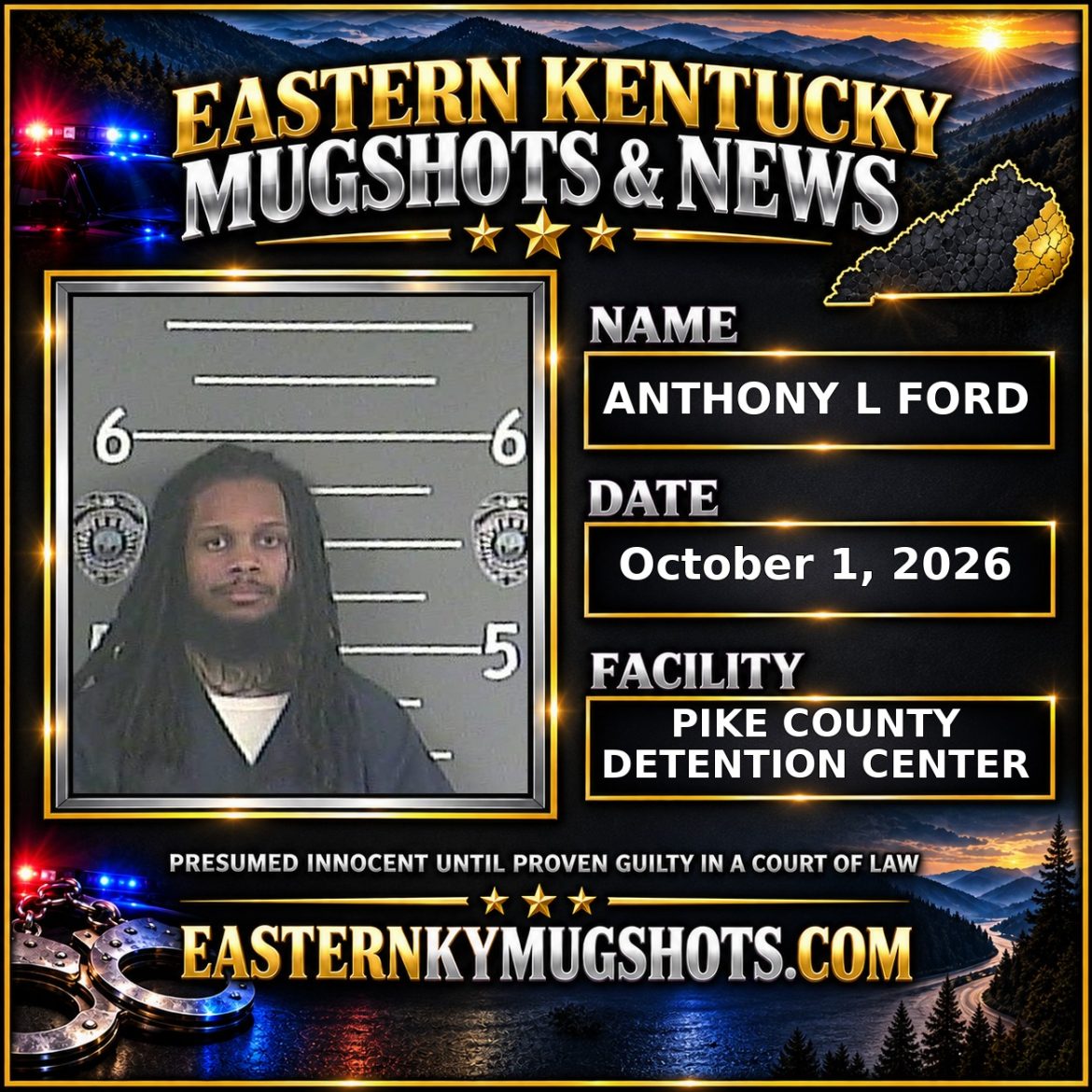 ANTHONY L FORD Pike County Kentucky arrest booking