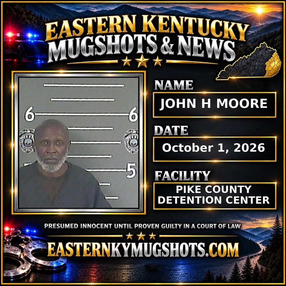 JOHN H MOORE Pike County Kentucky arrest booking