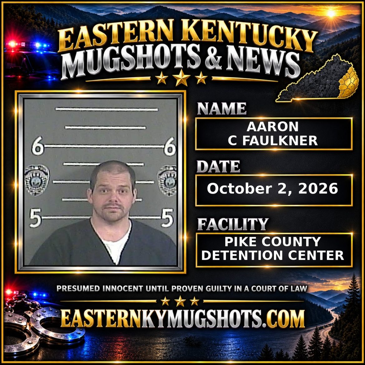 AARON C FAULKNER Pike County Kentucky arrest booking