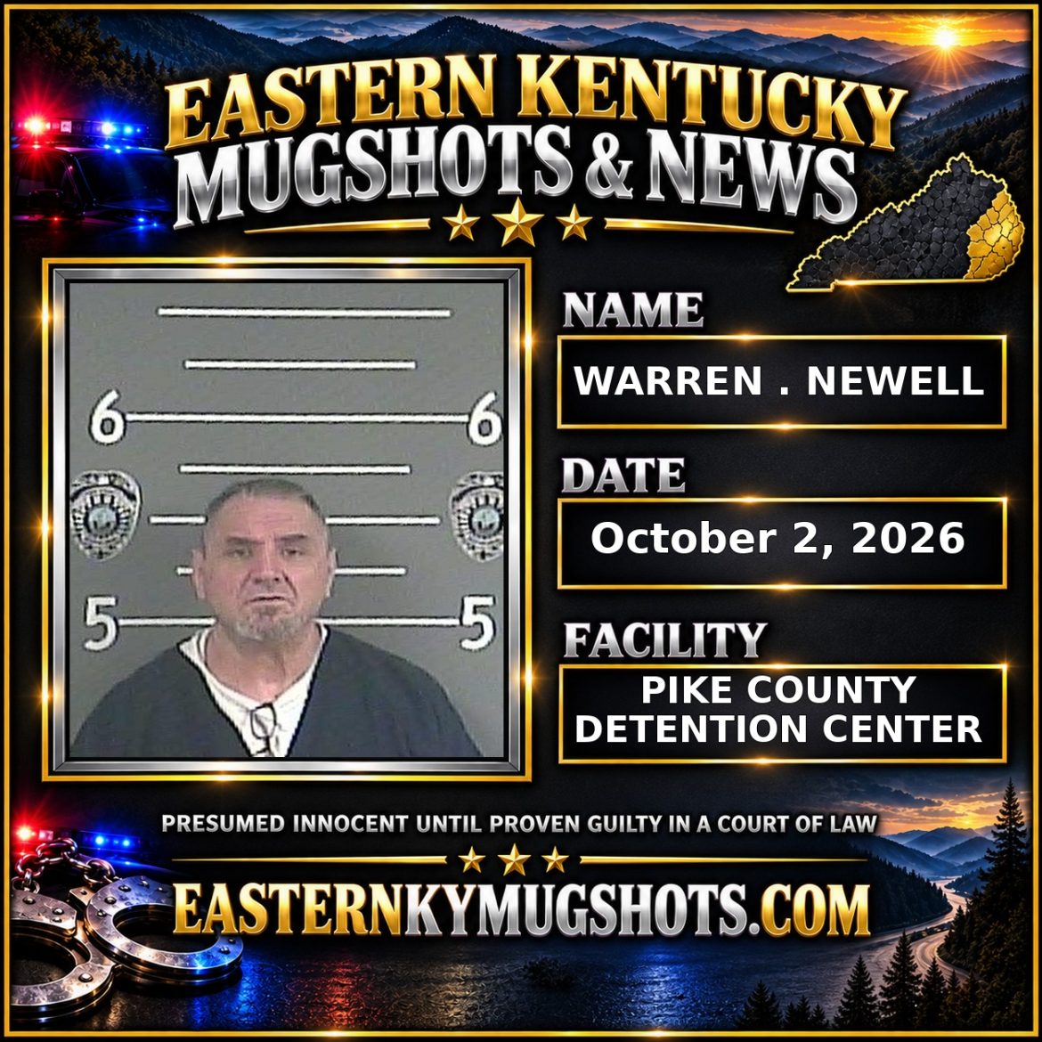 WARREN . NEWELL Pike County Kentucky arrest booking
