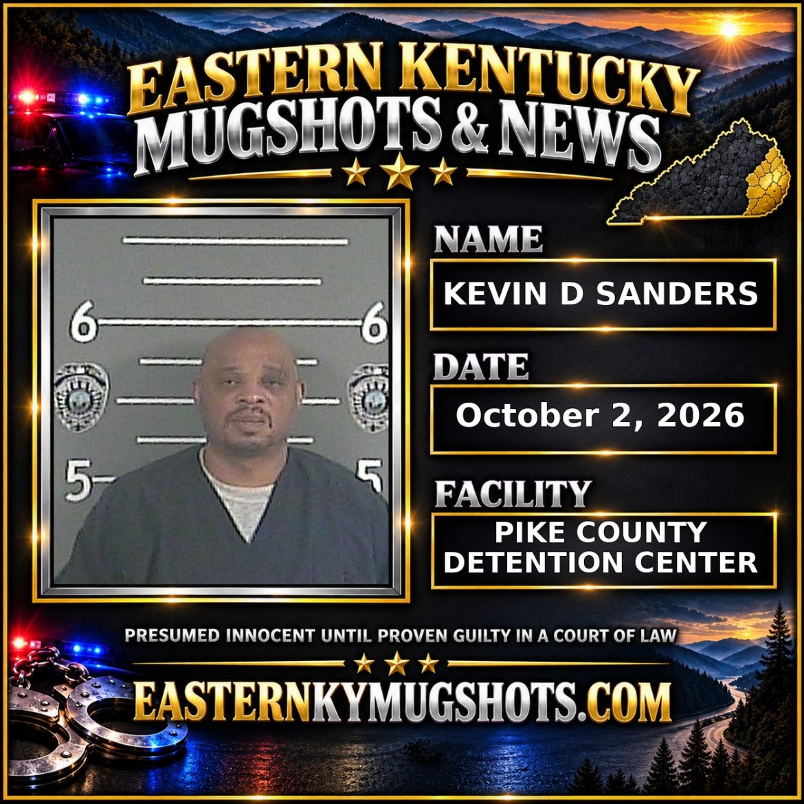 KEVIN D SANDERS Pike County Kentucky arrest booking