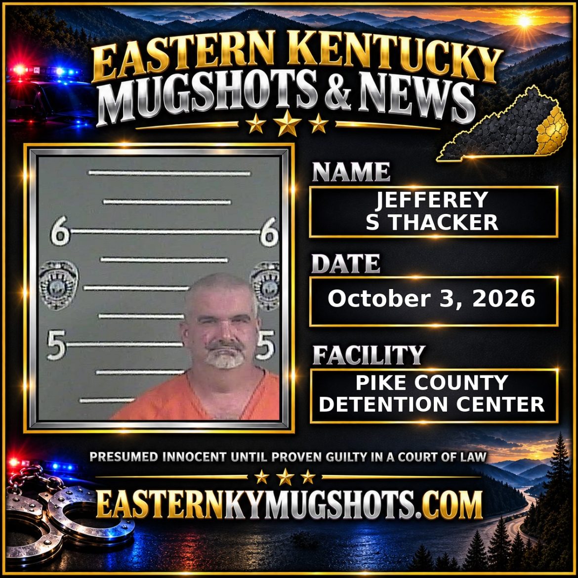 JEFFEREY S THACKER Pike County Kentucky arrest booking