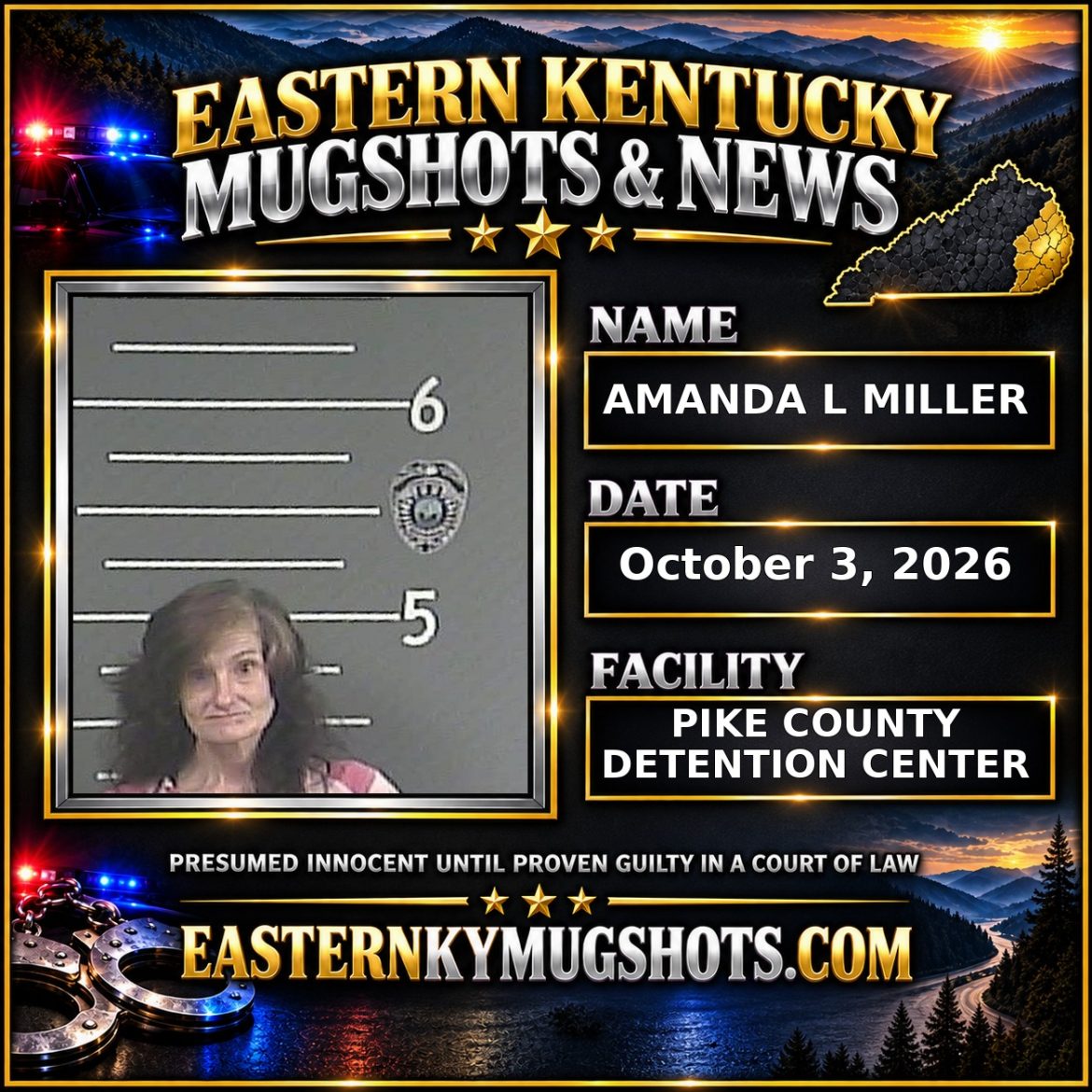 AMANDA L MILLER Pike County Kentucky arrest booking