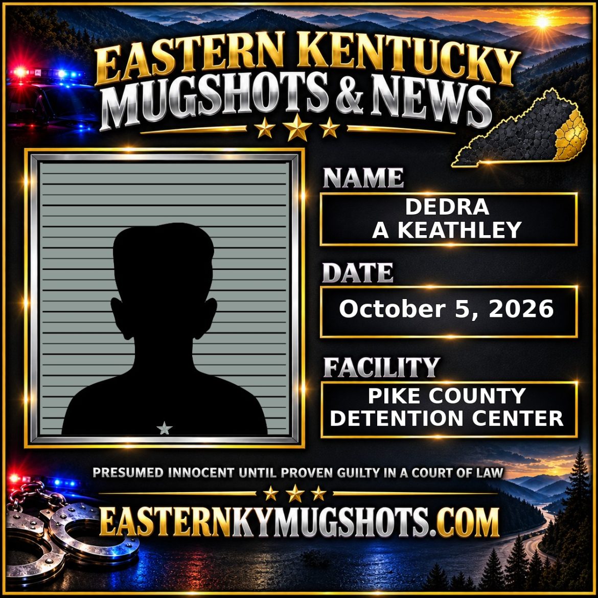 DEDRA A KEATHLEY Pike County Kentucky arrest booking