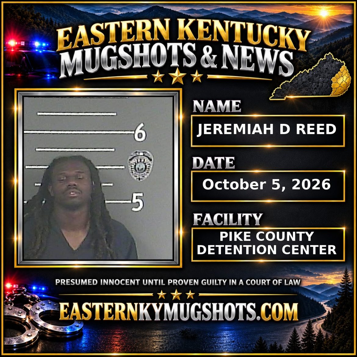 JEREMIAH D REED Pike County Kentucky arrest booking