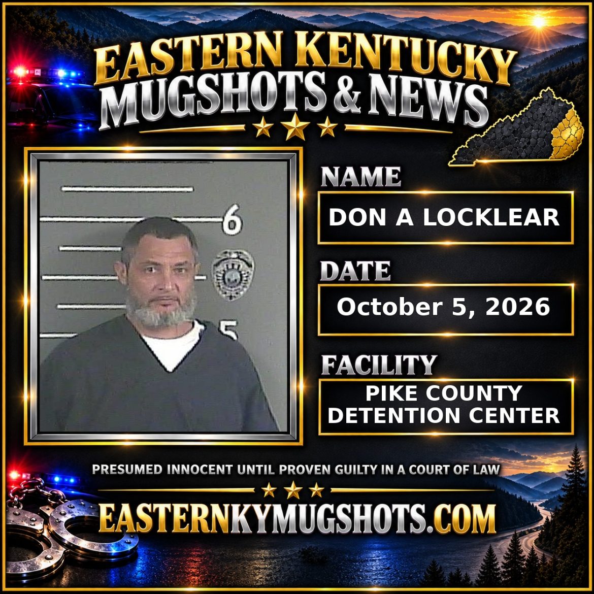 DON A LOCKLEAR Pike County Kentucky arrest booking
