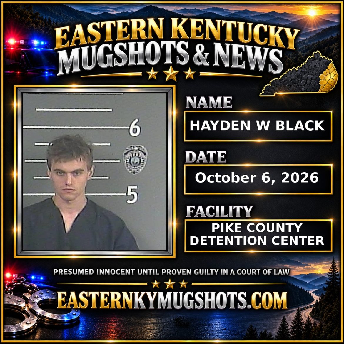HAYDEN W BLACK Pike County Kentucky arrest booking