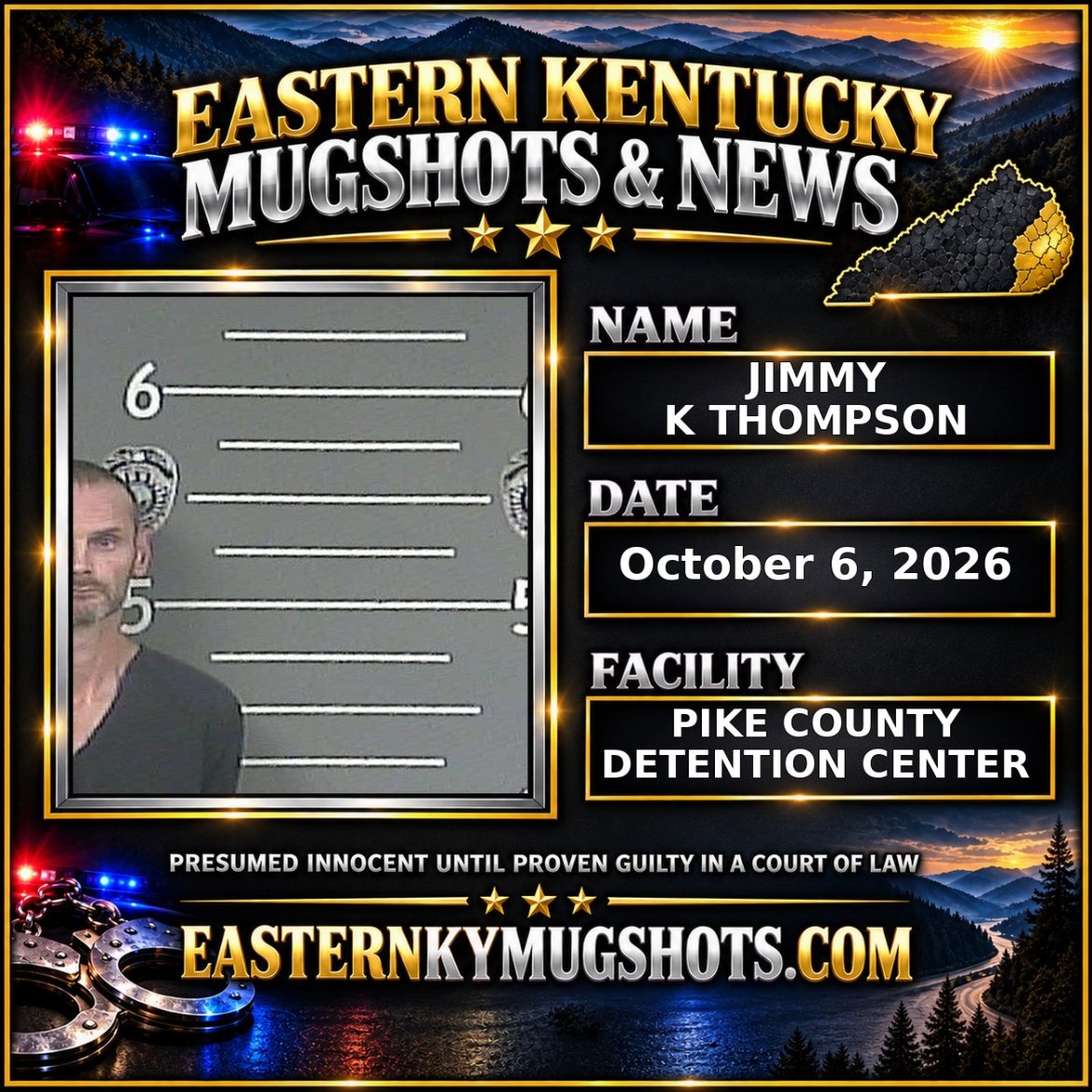JIMMY K THOMPSON Pike County Kentucky arrest booking