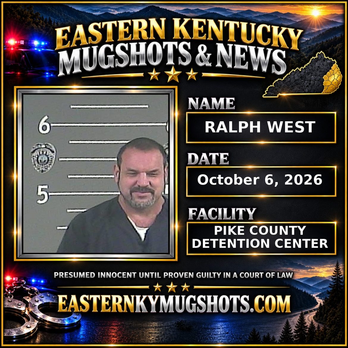 RALPH WEST Pike County Kentucky arrest booking