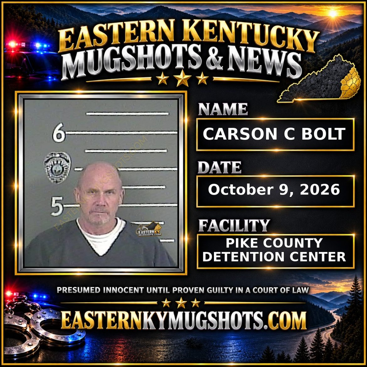 CARSON C BOLT Pike County Kentucky arrest booking