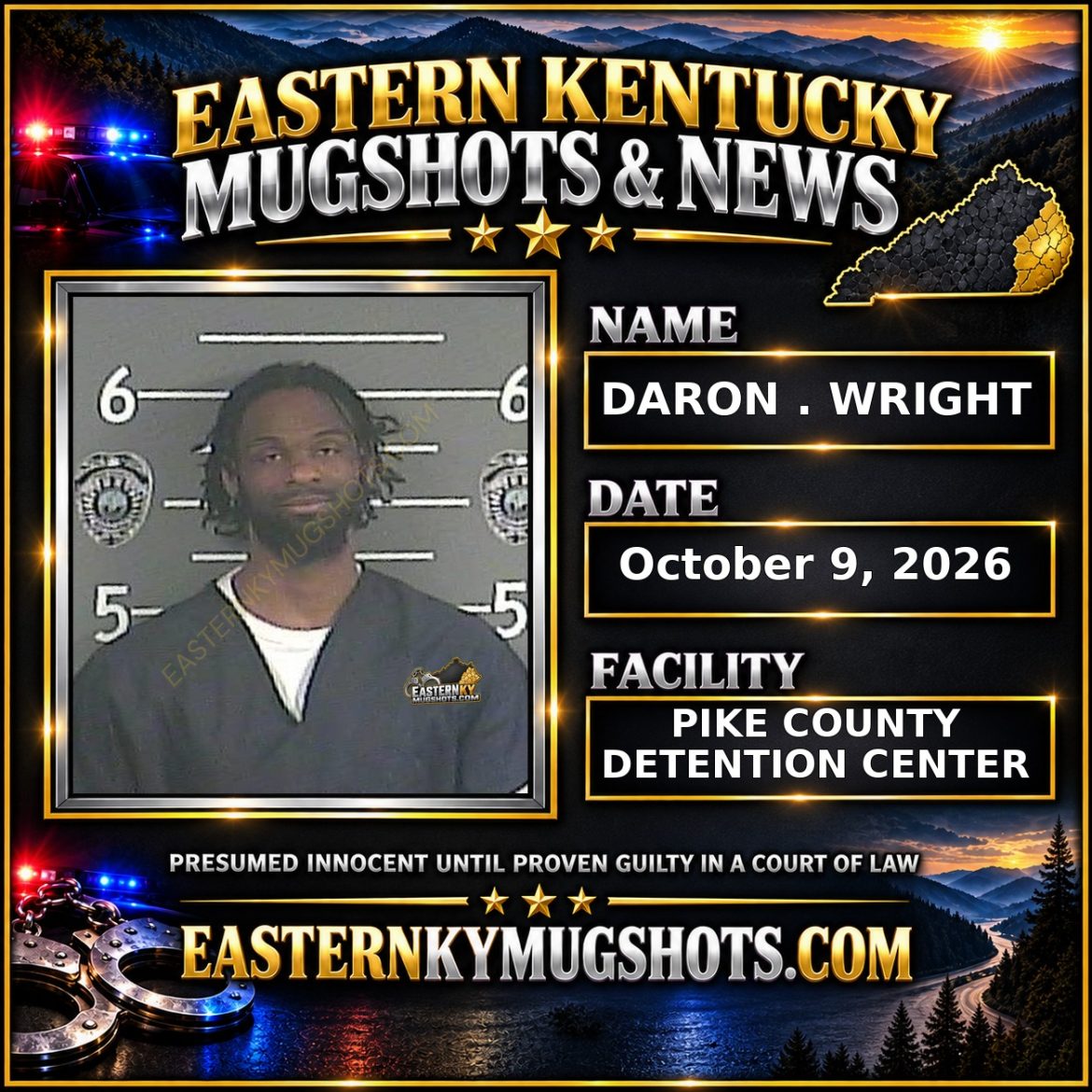 DARON . WRIGHT Pike County Kentucky arrest booking