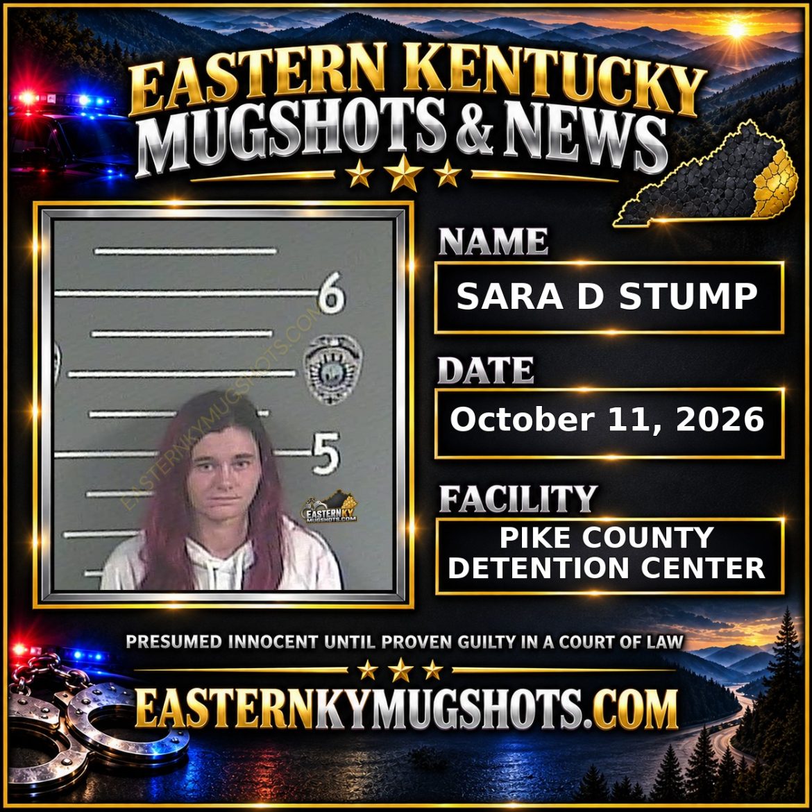 SARA D STUMP Pike County Kentucky arrest booking