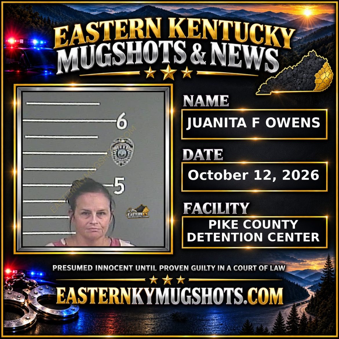 JUANITA F OWENS Pike County Kentucky arrest booking