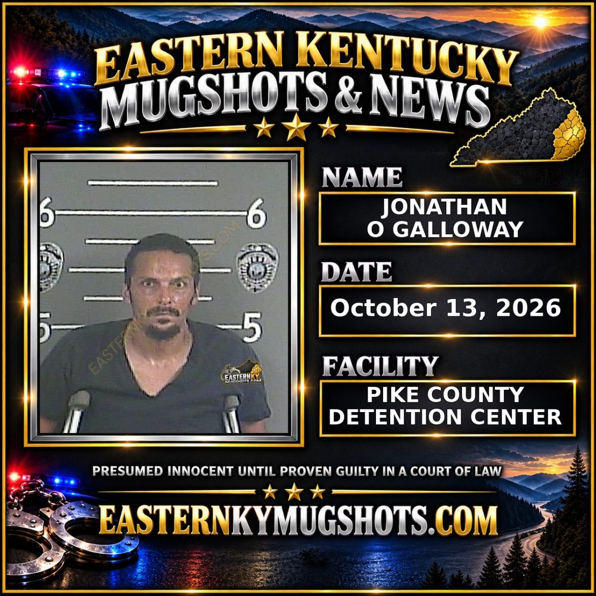 JONATHAN O GALLOWAY Pike County Kentucky arrest booking