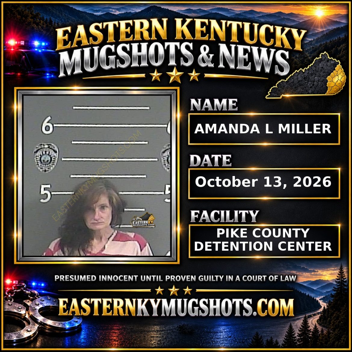 AMANDA L MILLER Pike County Kentucky arrest booking