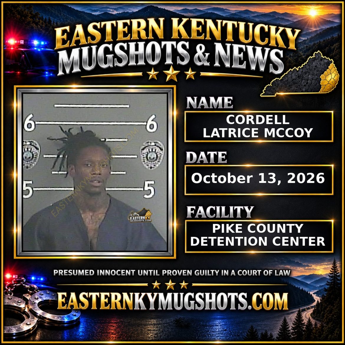CORDELL LATRICE MCCOY Pike County Kentucky arrest booking