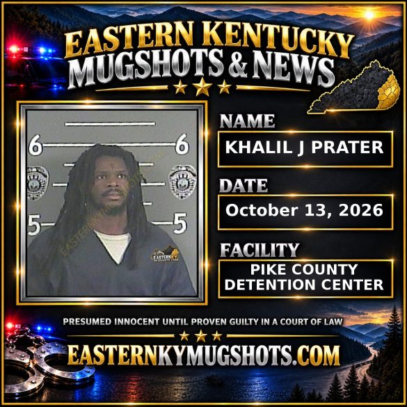 KHALIL J PRATER Pike County Kentucky arrest booking