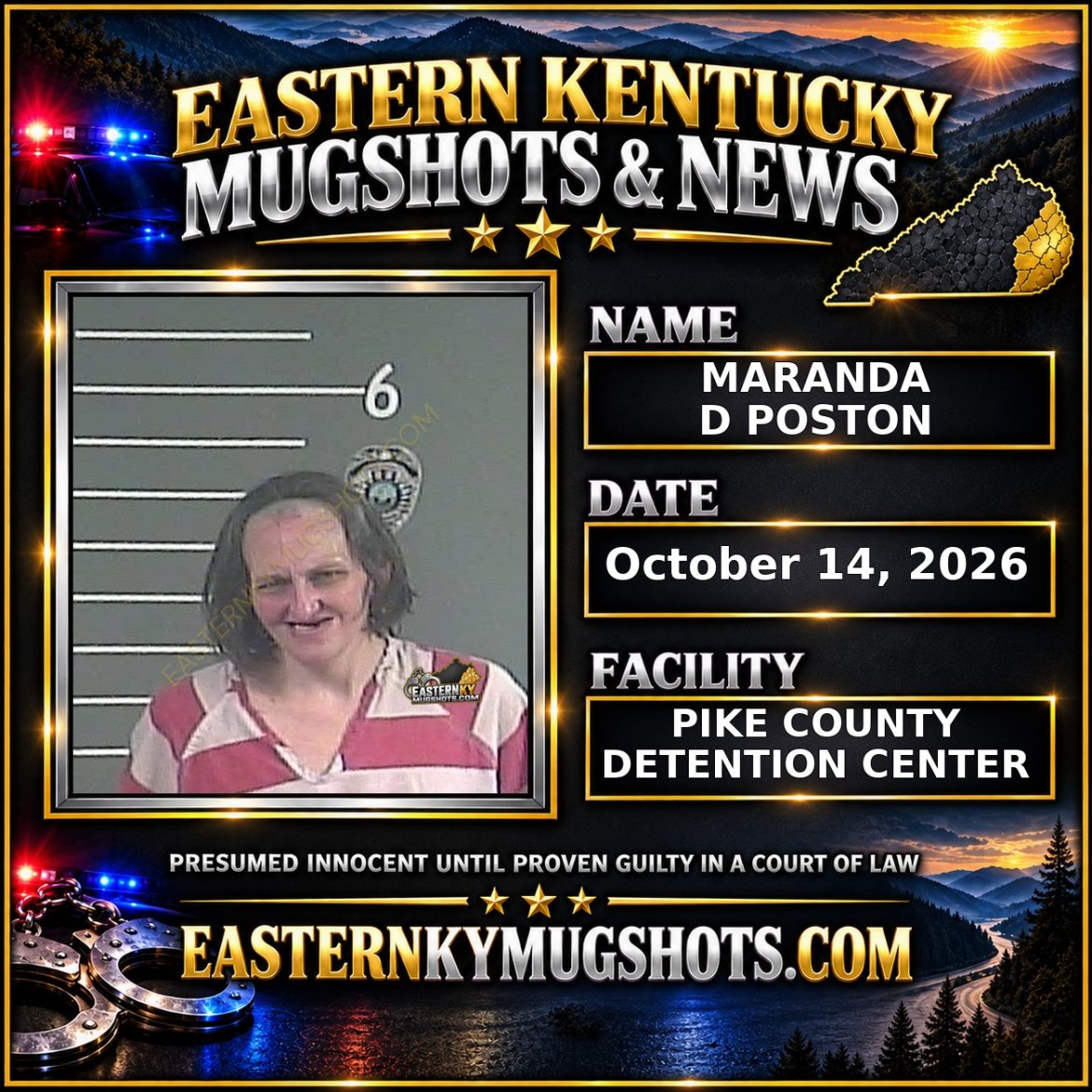 MARANDA D POSTON Pike County Kentucky arrest booking