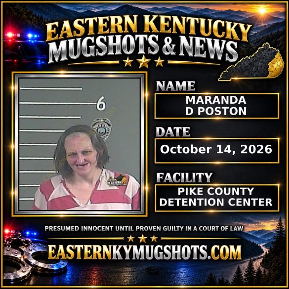 MARANDA D POSTON Pike County Kentucky arrest booking