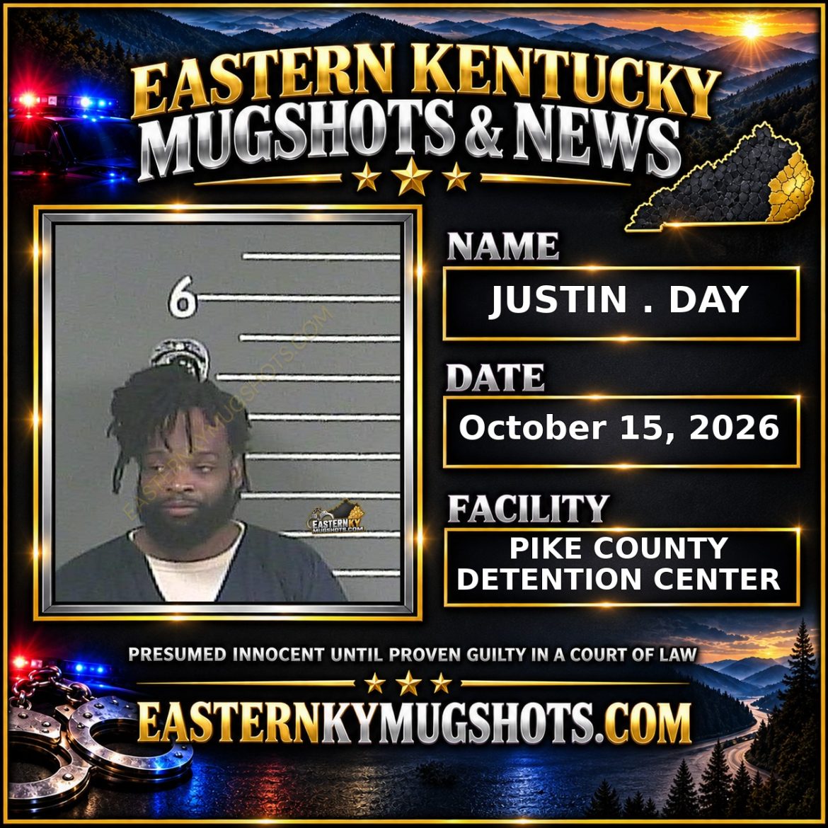 JUSTIN . DAY Pike County Kentucky arrest booking
