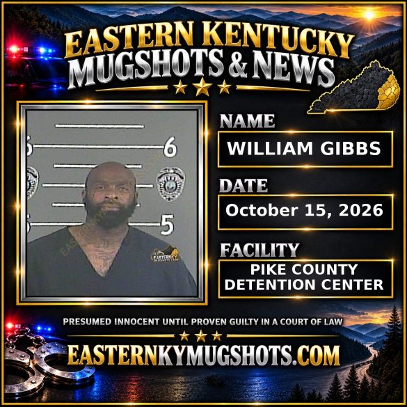 WILLIAM GIBBS Pike County Kentucky arrest booking