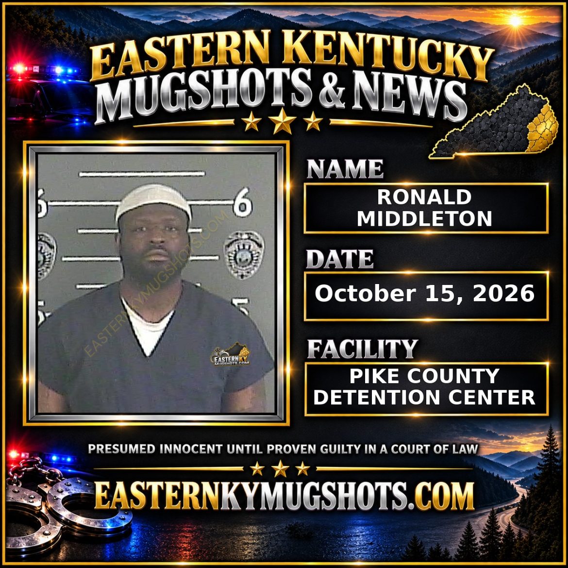 RONALD MIDDLETON Pike County Kentucky arrest booking