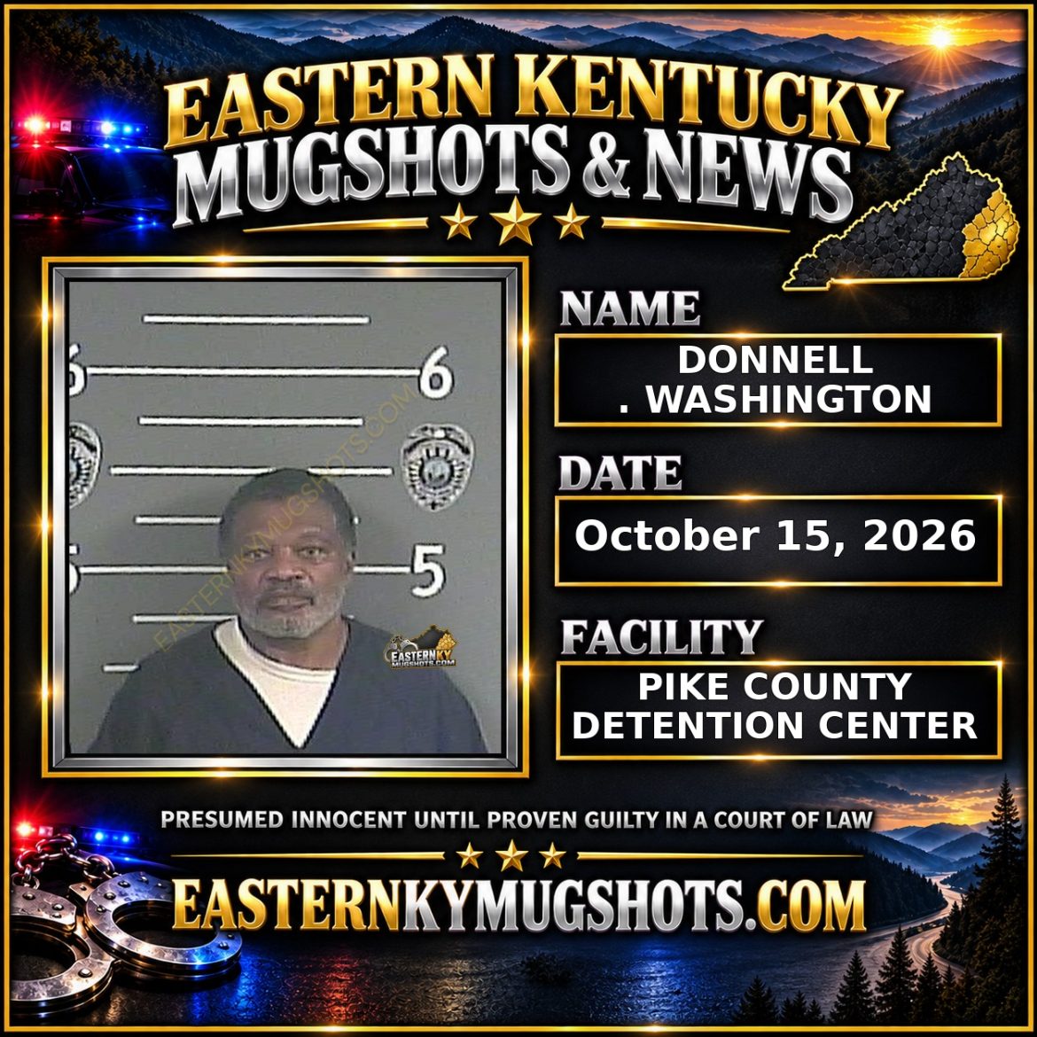 DONNELL . WASHINGTON Pike County Kentucky arrest booking