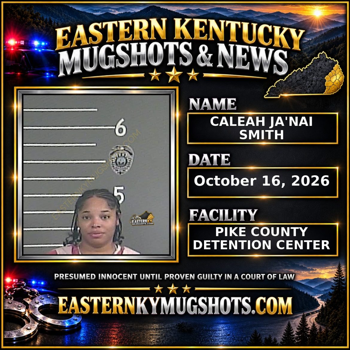 CALEAH JA'NAI SMITH Pike County Kentucky arrest booking