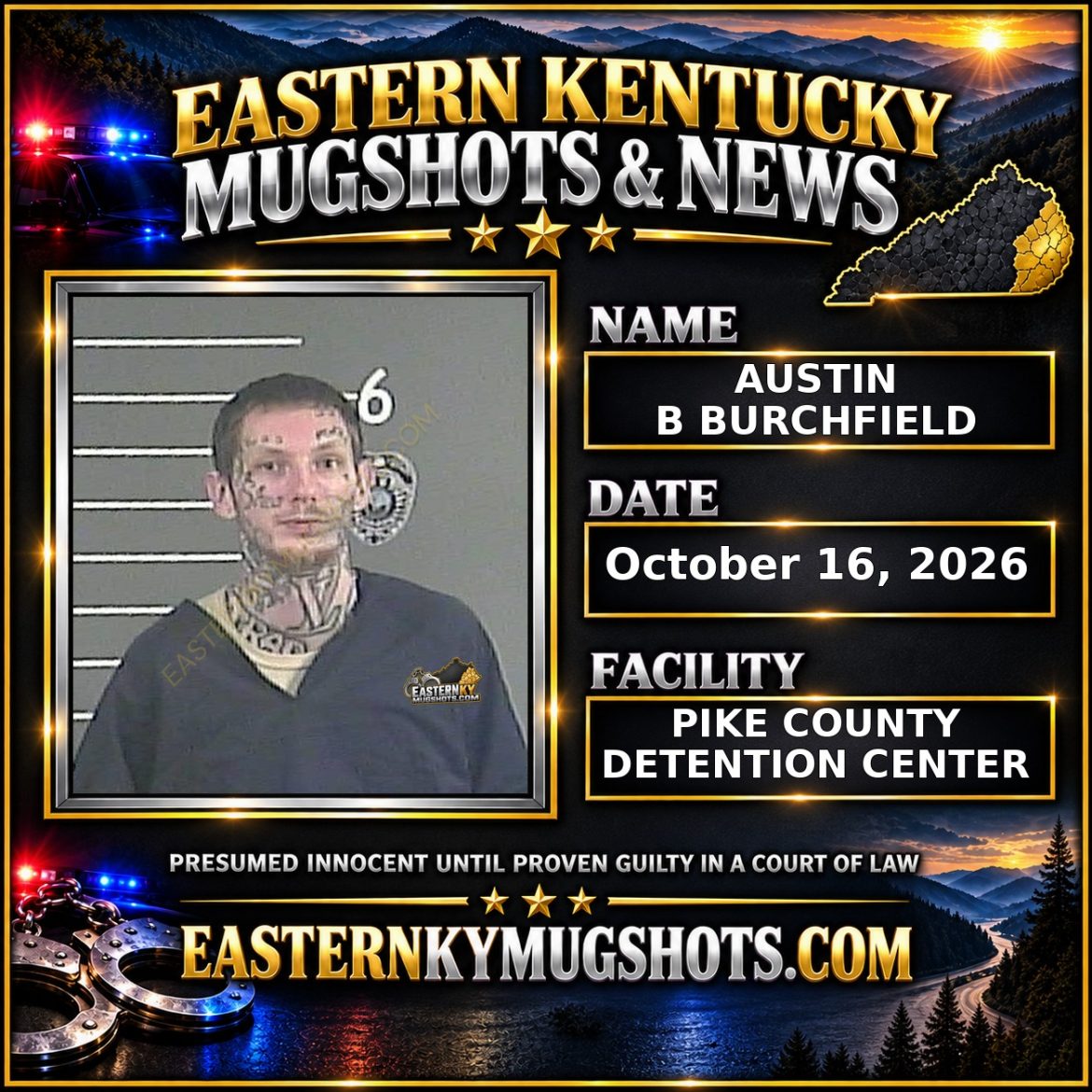AUSTIN B BURCHFIELD Pike County Kentucky arrest booking