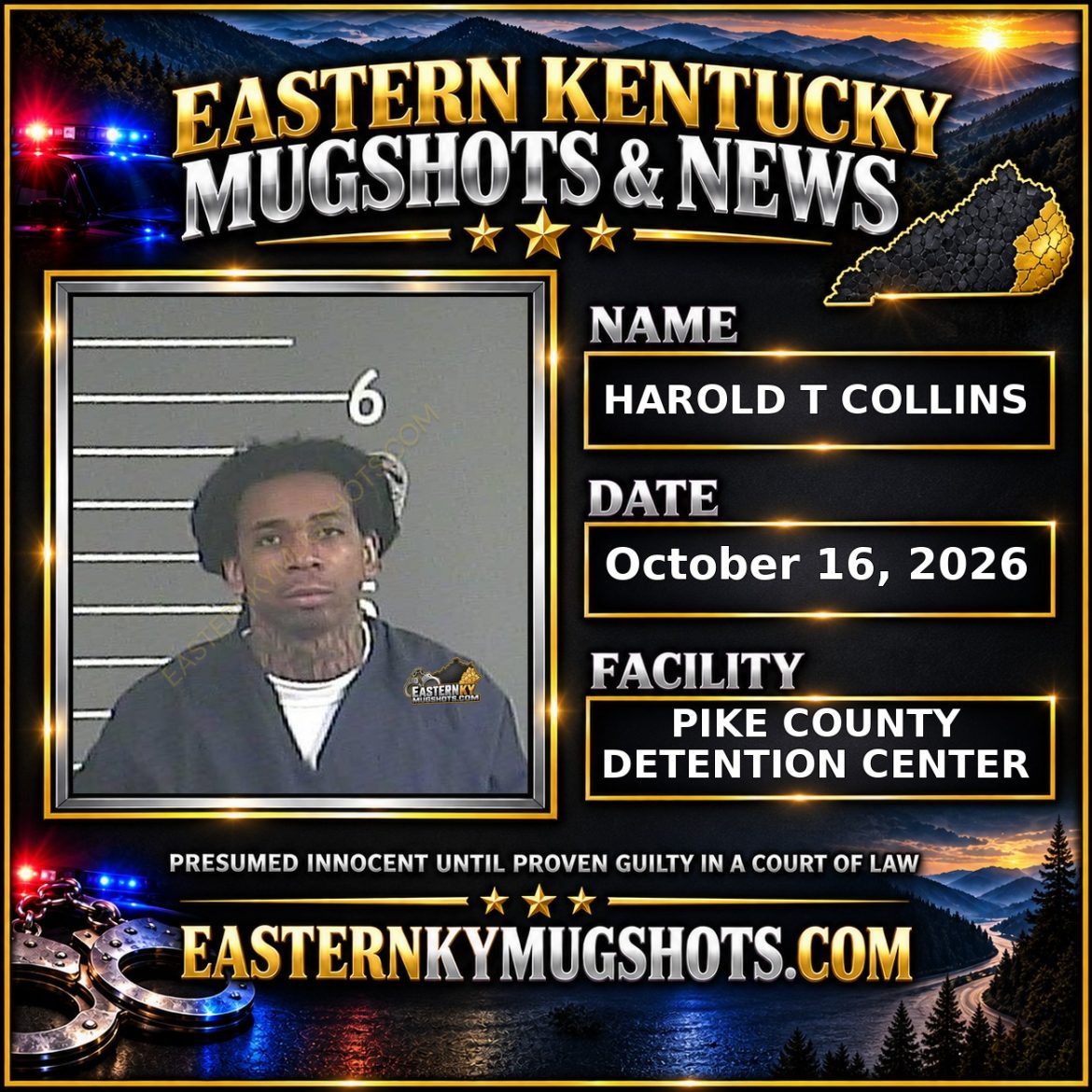 HAROLD T COLLINS Pike County Kentucky arrest booking