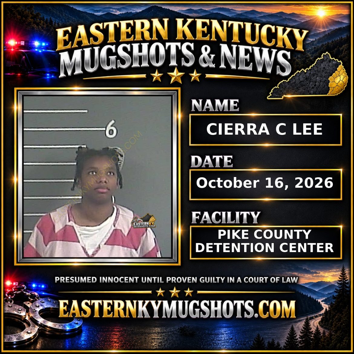 CIERRA C LEE Pike County Kentucky arrest booking